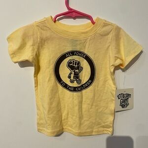 Black History Month Graphic T-Shirt Toddler 18 Month Short-Sleeve Yellow NWT